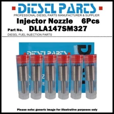 6X Fuel Injector Nozzle Tip DLLA147SM327  ISUZU ward 6HK1 Hitachi ZX330-5G