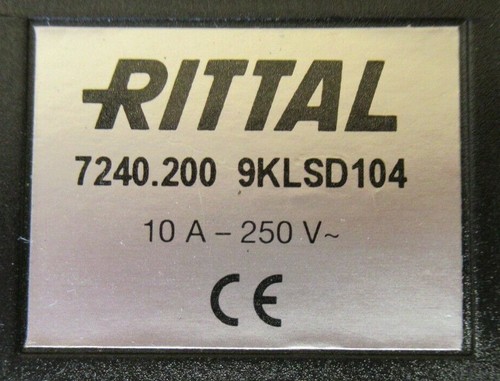 Rittal 7240.200 9KLSD104 9 Way C13 Rack Mount Switched PDU Strip - 第 5/5 張圖片
