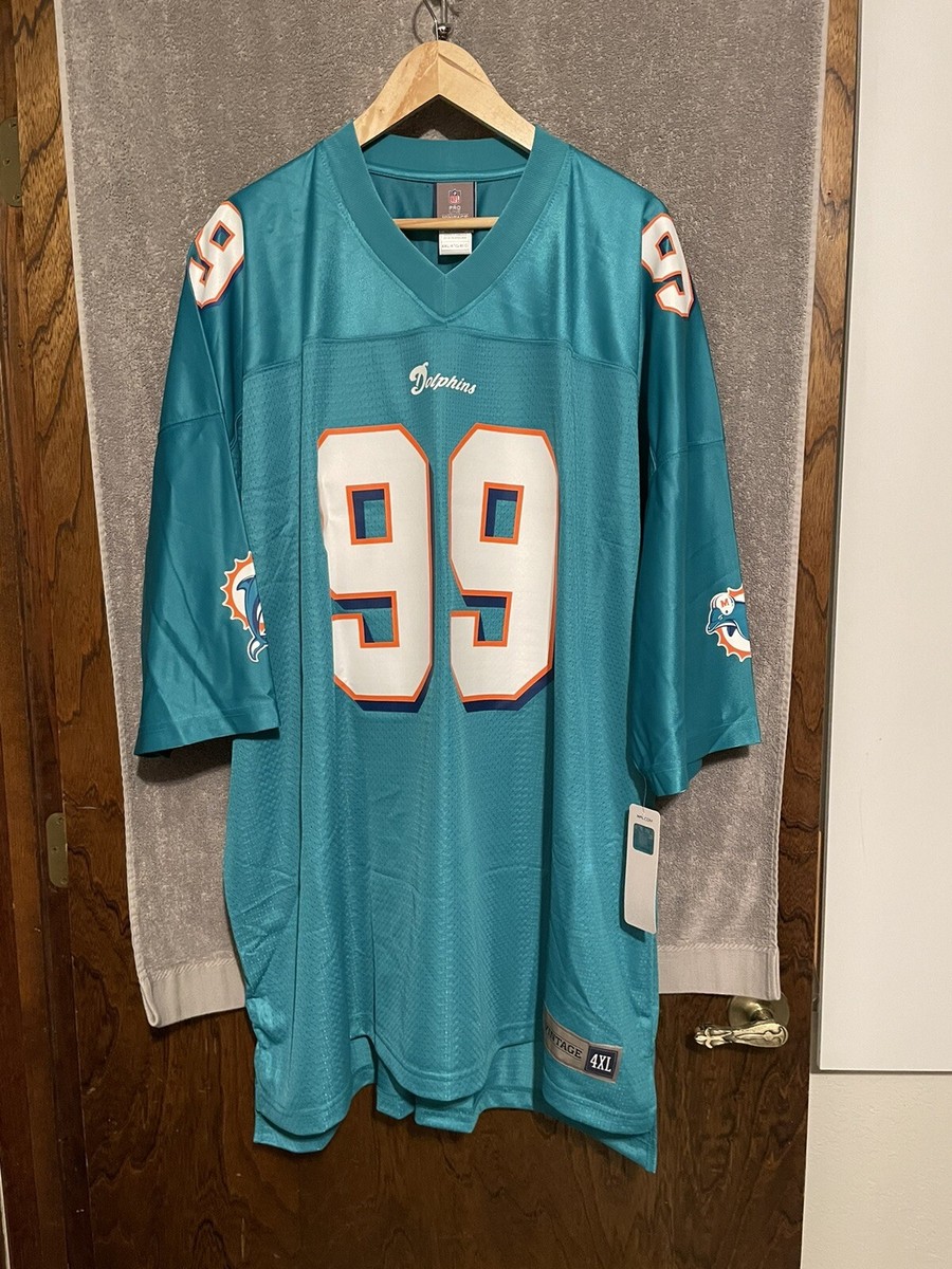 Miami Dolphins Jersey Jason Taylor #99 NFL Pro Line Vintage Jersey