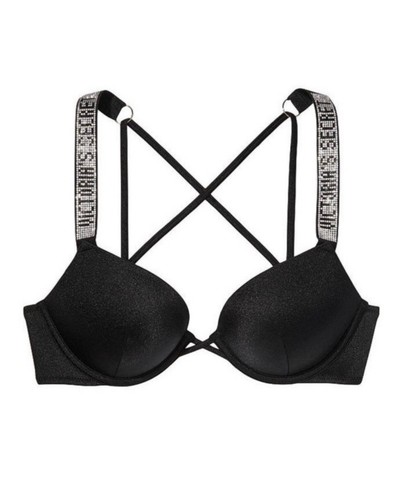 NWT Size 34C Victoria’s Secret Swim Bombshell Shine Straps Strappy Underwire Top - Bild 9 von 9
