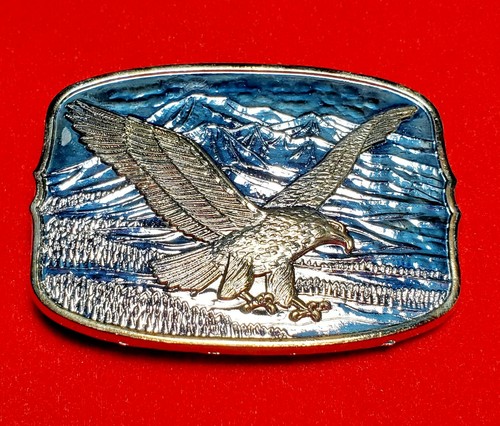 Hebilla de cinturón de águila americana 200 aniversario con certificado de autenticidad ave 🙂 Rara - Imagen 3 de 6