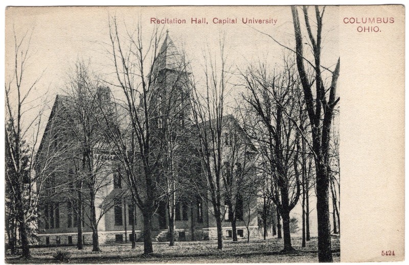 Photo Postcard: Recitation Hall, Capital University, Bexley  Columbus, Ohio