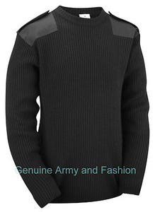 black military sweater
