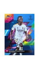 2023-24 Topps Finest UEFA Club Eduardo Camavinga #131 Sky Blue Refractor37 /275