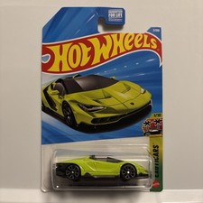 Hot Wheels ‘16 Lamborghini Centenario Roadster Green Exoticars 1/10