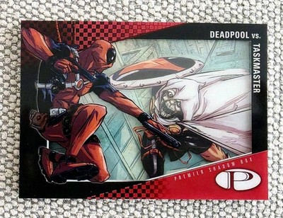 Upper Deck Marvel Premier Shadowbox Card 2012 Deadpool Vs. Taskmaster #S-21