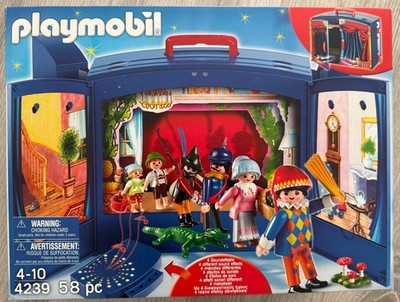 PLAYMOBIL  4239 Mein Kaspertheater zum Mitnehmen Spielwaren Figuren Spaß Bühne