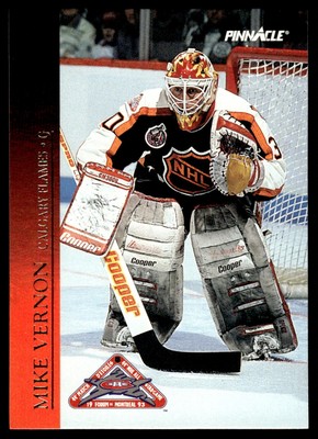 1993 Score Pinnacle All-Stars #40 Mike Vernon - Calgary Flames - HOF