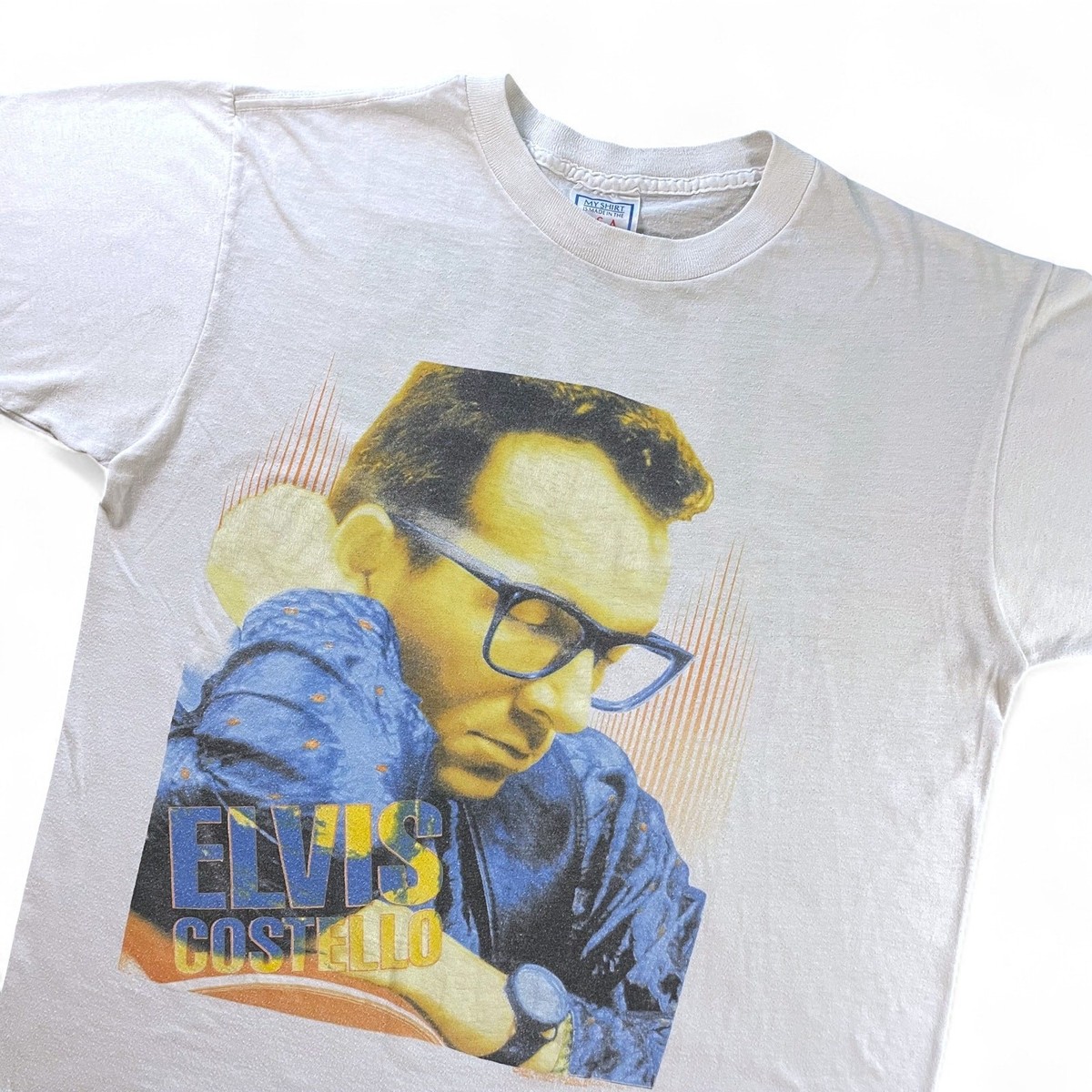 80s 1989年 希少 ヴィンテージ エルヴィス・コステロ ツアー Tシャツ 80s 1989年 希少 ヴィンテージ エルヴィス・コステロ ツアー T