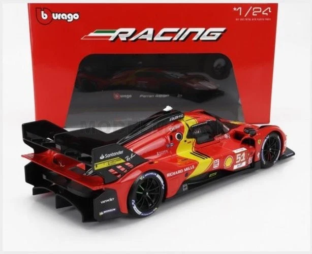 BURAGO 18-26309-51 FERRARI - 499P 3.0L TURBO V6 TEAM FERRARI AF CORSE N 51 WINNE - Immagine 2 di 2