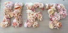 Custom Floral Wooden Letter, Nursery, Wedding Decor, Wall Decor, Alphabet