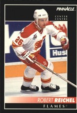 1992-93 Pinnacle French #101 Robert Reichel - HKY