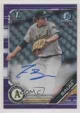 2019 Bowman Draft Chrome Pick Purple Refractor /250 Tyler Baum #CDA-TB Auto vj4