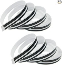 2 Rolls 32Ft Car Pinstripe Tape, Vinyl Pinstriping Tape, Car Body Color: Black