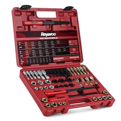 49 PC Thread Chaser Set, Metric and SAE Thread 49 PC in UNC UNF Metric Sizes