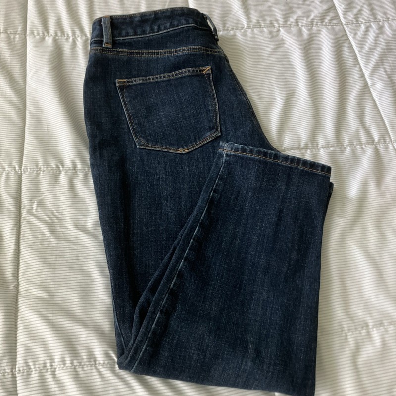 Talbot Womens Blue Everyday Relax Denim Jeans Size 10P, Preowned, Excellent Cond