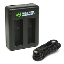 Wasabi Power Dual USB Charger for GoPro HERO11, HERO10, HERO9  Enduro Battery