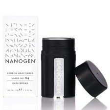 Image of Nanogen Keratin Thickening Hair Fibres, 15 g, Dark Brown
