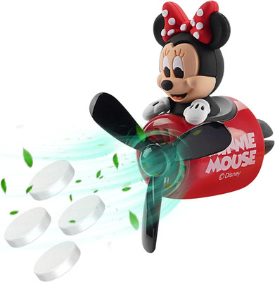 Car Air Fresheners Cute Cartoon Mouse Pilot Car Diffuser Rotating Propeller Auto