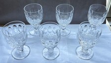 WATERFORD CRYSTAL COLLEEN SHORT STEM GOBLETS SET OF 6 PERFECT