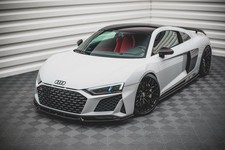 Street+ Spoilerlippe Front Ansatz V.1 passend für Audi R8 Mk2 FL schwarz Hochgla