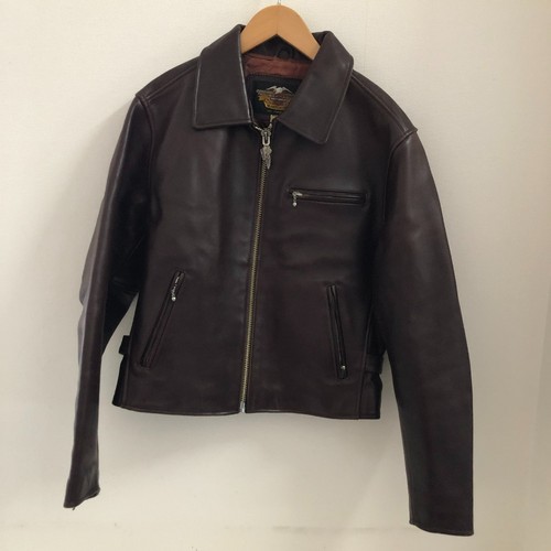 Harley-Davidson 90s Men's Leather Jacket Brown L B Rank Used