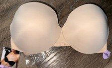 Maidenform Women's Strapless Bra Dreamwire Underwire Convertible Beige 38C