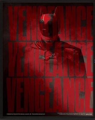 The Batman (Vengeance) 3D-Linsenraster-Poster, gerahmt, 25,4 x 20,3 cm, Pyramide