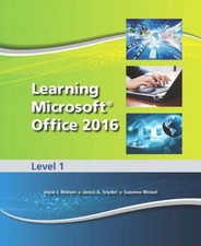 Learning Microsoft Office 2016 Level 1 -- Nat...