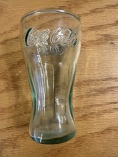 Vintage صغير 4.5" Coca-Cola Glass - أخضر