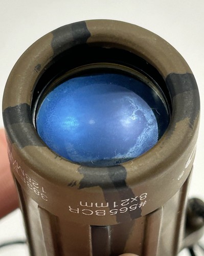 Tasco Camouflage Monocular #565BCR 8x21mm brown Case Vintage Fully Coated Optics - Picture 13 of 14