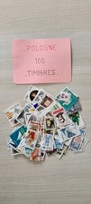 Lot 100 Timbres Pologne Tous Différents (Oblitérés)