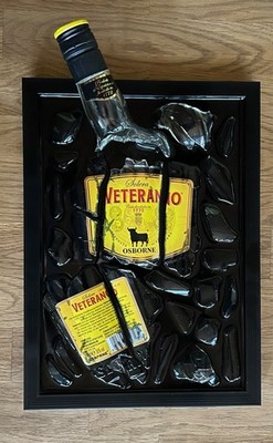 Veterano Osborne Wandbild Wanddekor Broken Bottle Wall Art  Handmade