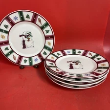 Pfaltzgraff "Snow Bear" Dessert/Salad Plates Lot of 5