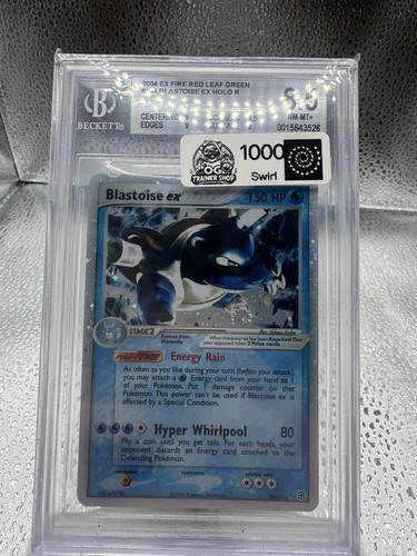 Blastoise ex graded BGS 8.5 for sale on eBay