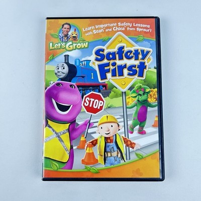 Thomas, Barney & Bob the Builder Lets Grow: Safety First DVD Sprout Sean & Chica