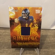 2025 Absolute Football Malik Nabers Absolute Burners Patch No. ABU-MNA