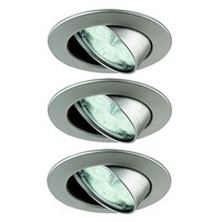 Paulmann Premium Einbauleuchten Set Rgb Wellness Led 3X3W 30VA 230V 83Mm Chrom
