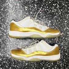 Jordan Air Jordan 11 White Gold Boys 6.5Y Low Top Athletic Sneakers 2016