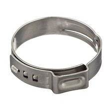 100 Pack Oetiker Stepless 1/4 Inch 7mm Single Ear Hose Clamps 100 PCS
