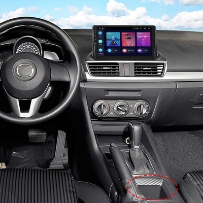 9'' Android 13 Navigation for 2014-2019 Mazda 3 fit for Carplay GPS FM RDS