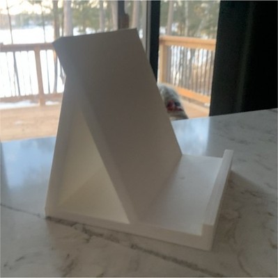 White Plastic Universal Tablet Stand Holder for Tablets and eReaders