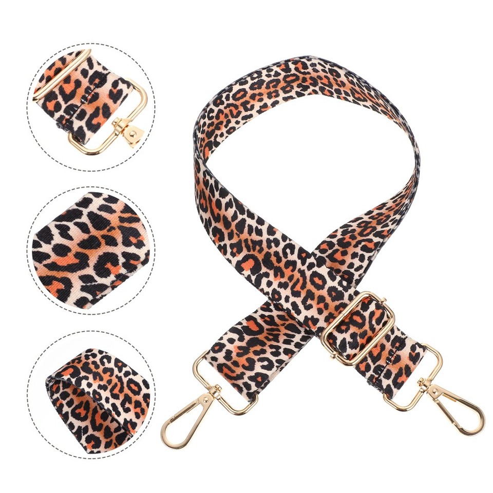 PERSELOSO Verstellbarer Schultergurt Leopard Print - Modischer Taschengurt Für Damen