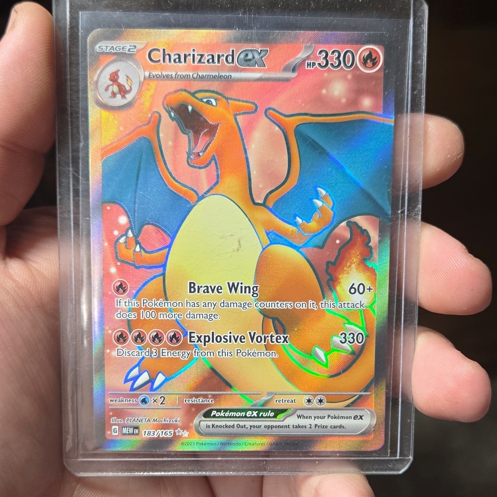 The Pokémon Company Charizard ex 183/165 SV 151 UR ENG 330HP