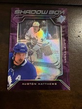 2020-21 Auston Matthews Upper Deck SPX Shadow Box hockey card #SB-32