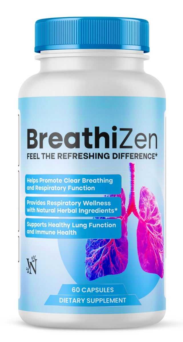 BreathiZen Lung and Breathing Health Support Dietary Supplement 60