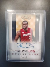 DWYANE WADE 13-14 Panini National Treasures TIMELESS TALENTS AUTO #19/20