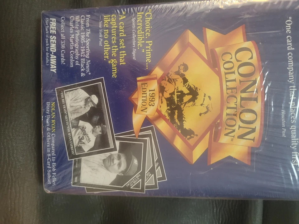 1993 CONLON COLLECTION factory sealed boxed of 36 packs - Image 4 of 4