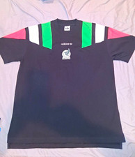 adidas Mexico Soccer shirt Size L Black Green White Red