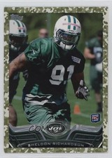 2013 Topps Military Border 237/399 Sheldon Richardson #201 0q3